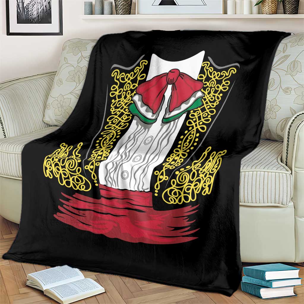 Mexican Charro Suit Stylized Blanket Cinco de Mayo Costume
