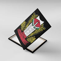 Mexican Charro Suit Stylized Canvas Wall Art Cinco de Mayo Costume