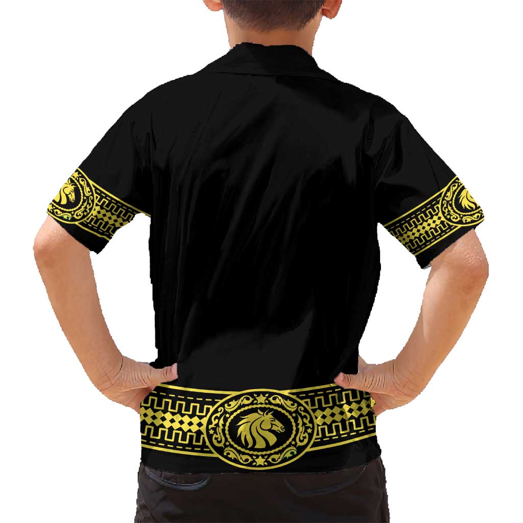 Mexican Charro Suit Stylized Family Matching Long Sleeve Bodycon Dress and Hawaiian Shirt Cinco de Mayo Costume