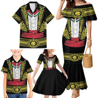 Mexican Charro Suit Stylized Family Matching Mermaid Dress and Hawaiian Shirt Cinco de Mayo Costume