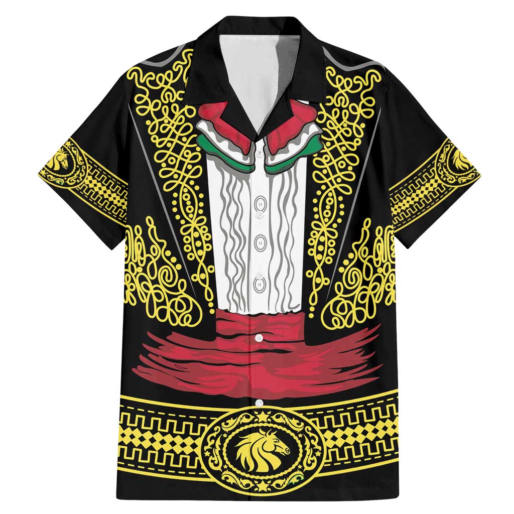 Mexican Charro Suit Stylized Family Matching Mermaid Dress and Hawaiian Shirt Cinco de Mayo Costume