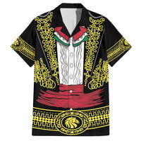Mexican Charro Suit Stylized Family Matching Off Shoulder Maxi Dress and Hawaiian Shirt Cinco de Mayo Costume