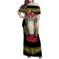 Mexican Charro Suit Stylized Family Matching Off Shoulder Maxi Dress and Hawaiian Shirt Cinco de Mayo Costume