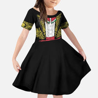 Mexican Charro Suit Stylized Family Matching Puletasi and Hawaiian Shirt Cinco de Mayo Costume