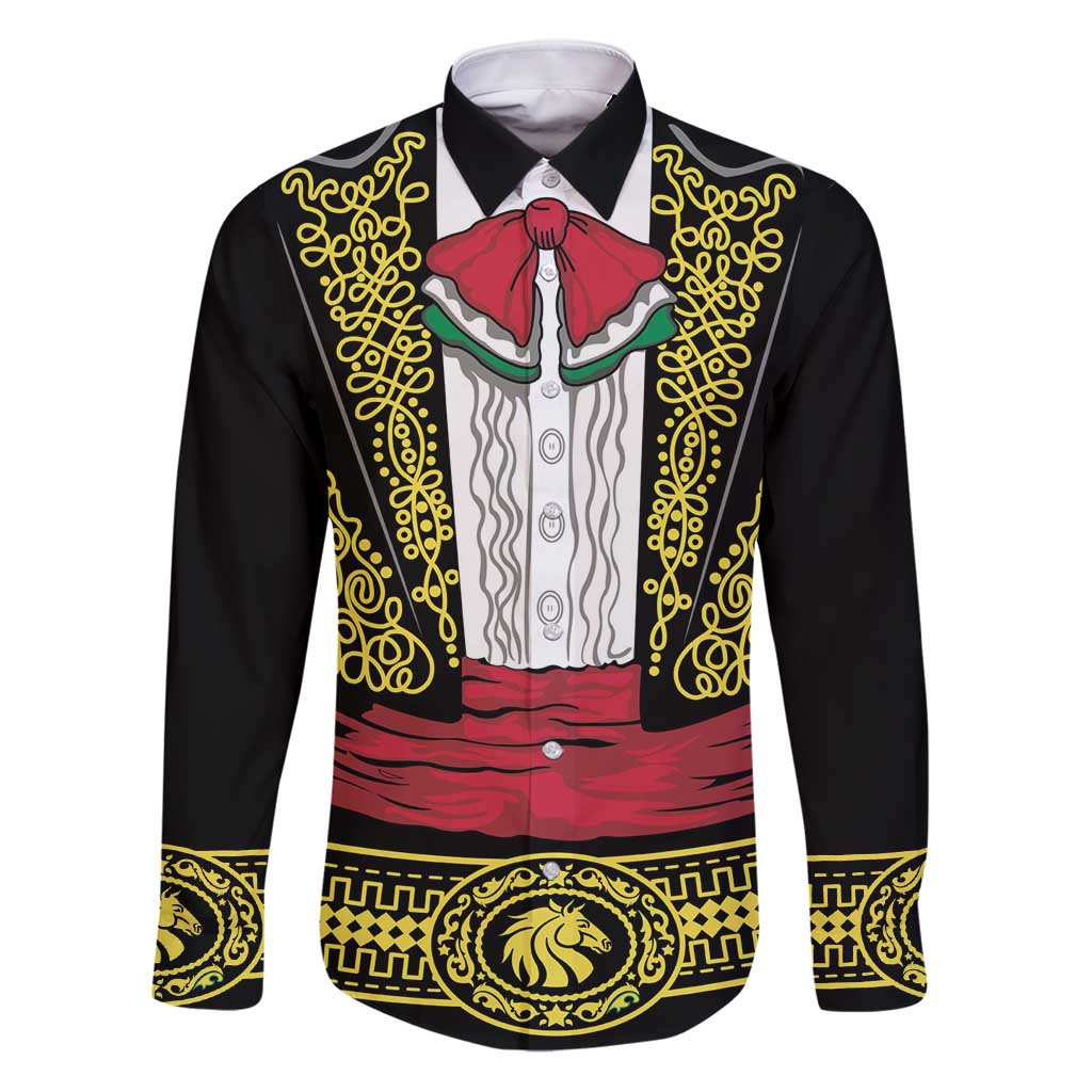 Mexican Charro Suit Stylized Family Matching Puletasi and Hawaiian Shirt Cinco de Mayo Costume