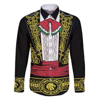 Mexican Charro Suit Stylized Family Matching Puletasi and Hawaiian Shirt Cinco de Mayo Costume