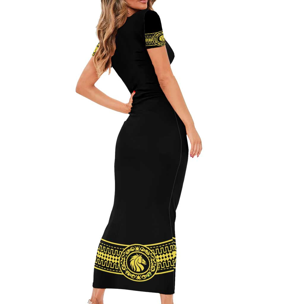 Mexican Charro Suit Stylized Family Matching Short Sleeve Bodycon Dress and Hawaiian Shirt Cinco de Mayo Costume