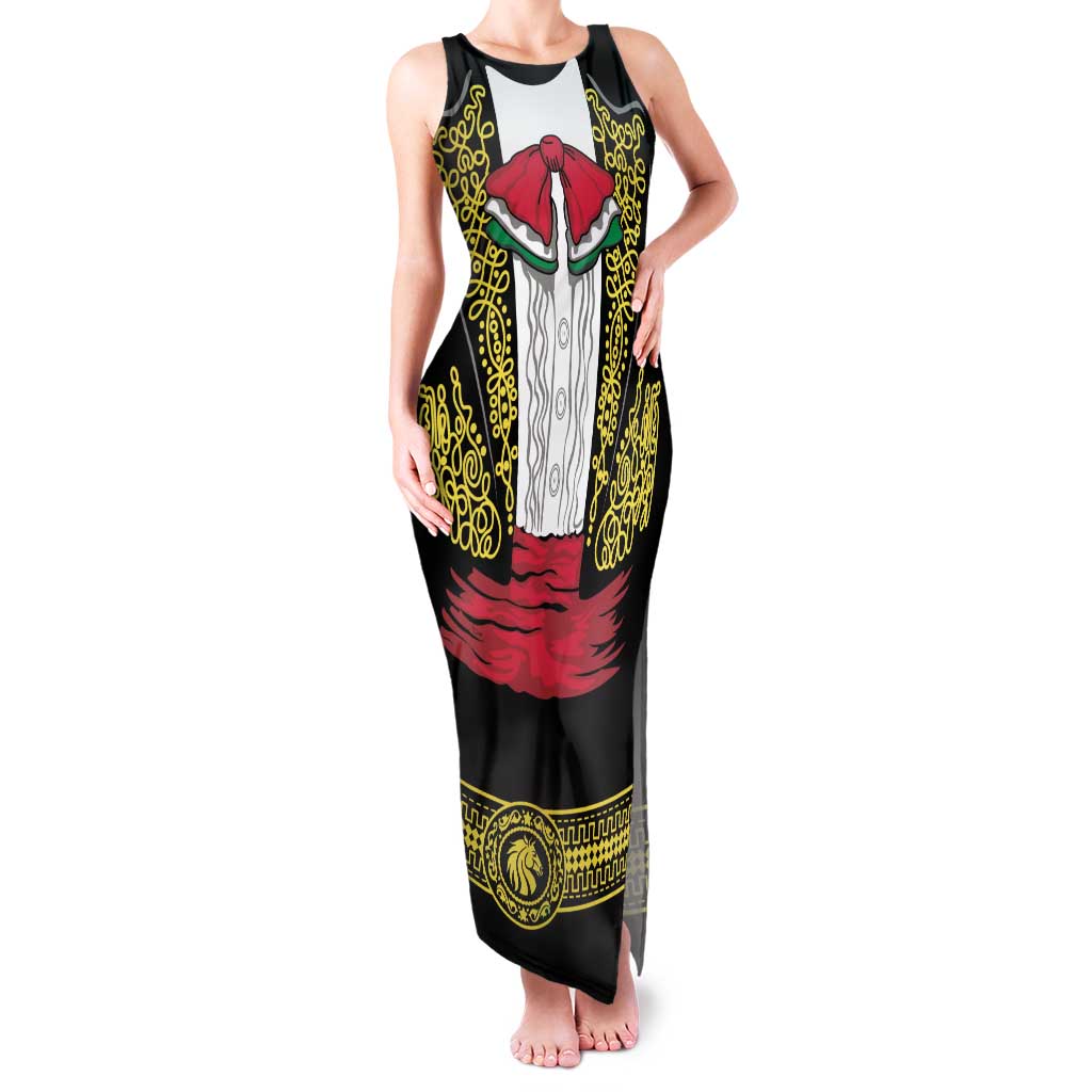 Mexican Charro Suit Stylized Family Matching Tank Maxi Dress and Hawaiian Shirt Cinco de Mayo Costume