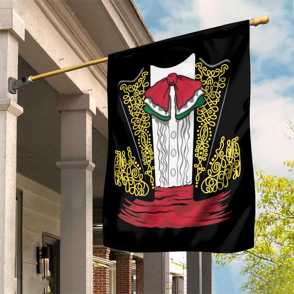 Mexican Charro Suit Stylized Garden Flag Cinco de Mayo Costume