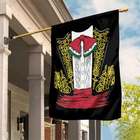 Mexican Charro Suit Stylized Garden Flag Cinco de Mayo Costume