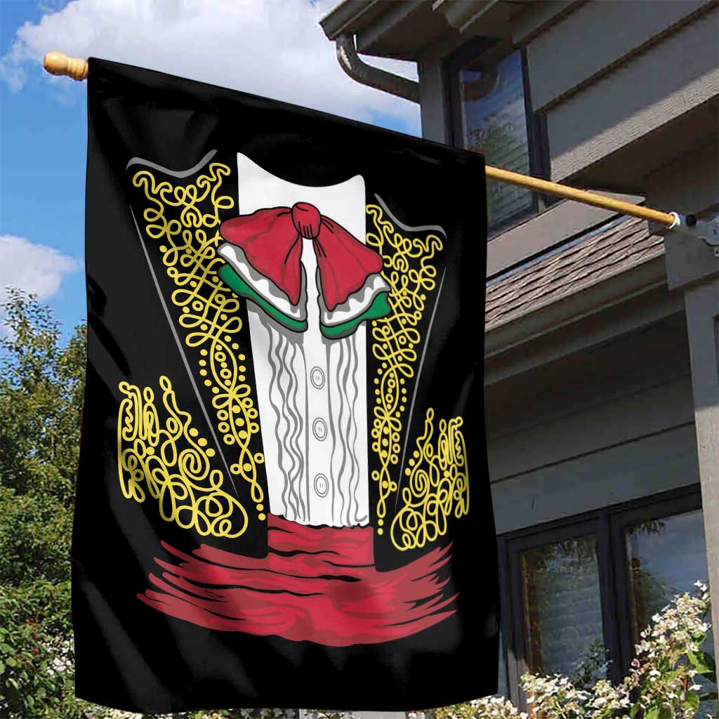 Mexican Charro Suit Stylized Garden Flag Cinco de Mayo Costume