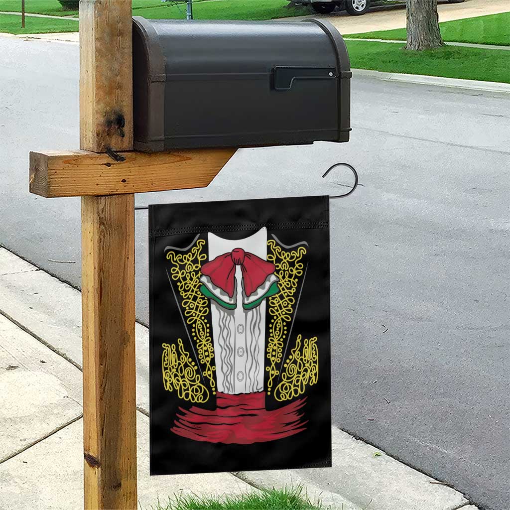 Mexican Charro Suit Stylized Garden Flag Cinco de Mayo Costume