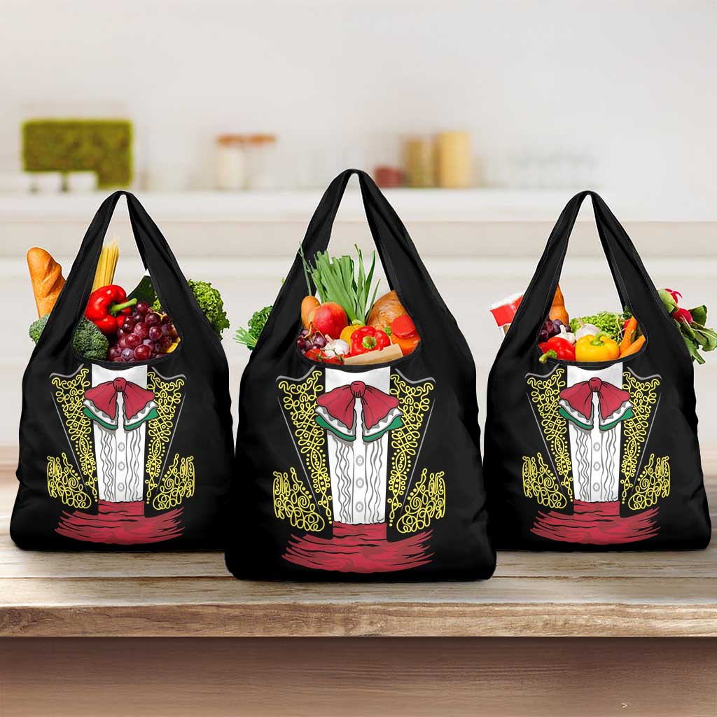 Mexican Charro Suit Stylized Grocery Bag Cinco de Mayo Costume