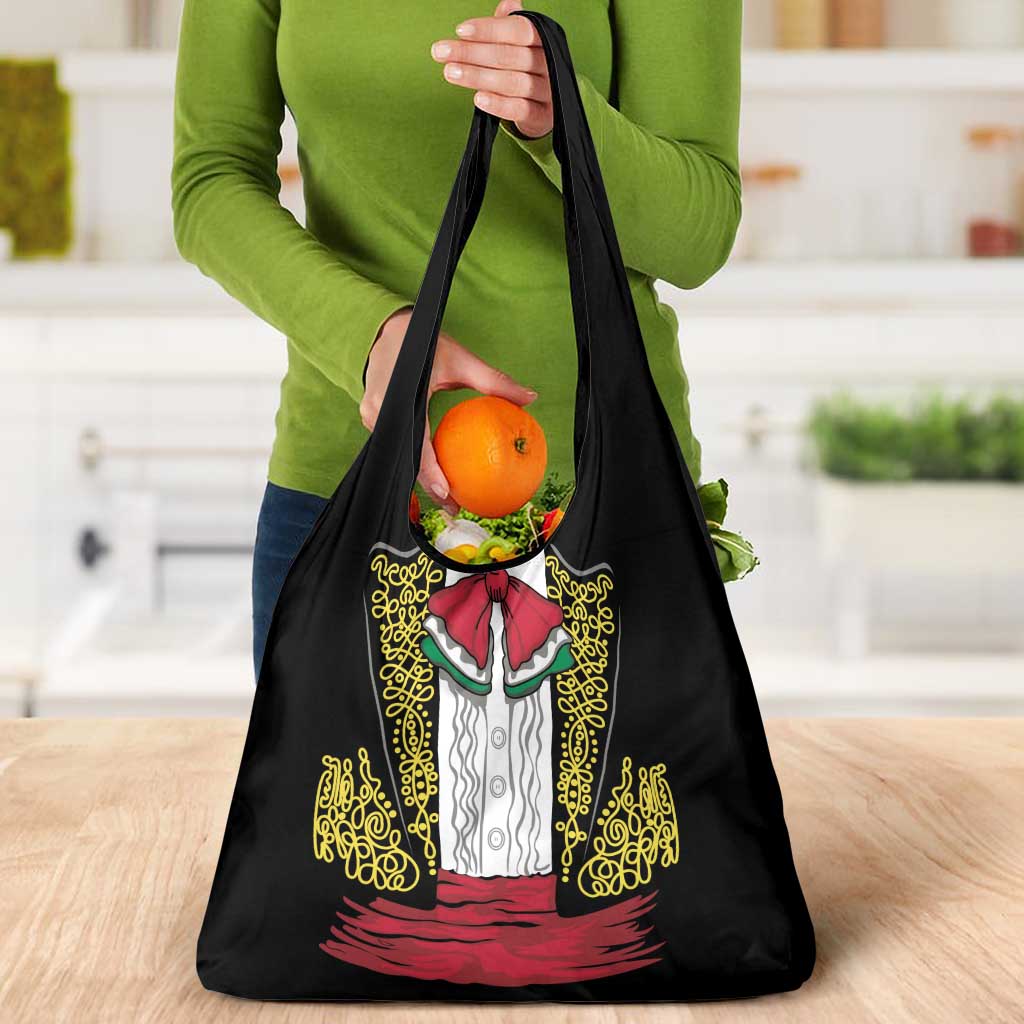 Mexican Charro Suit Stylized Grocery Bag Cinco de Mayo Costume
