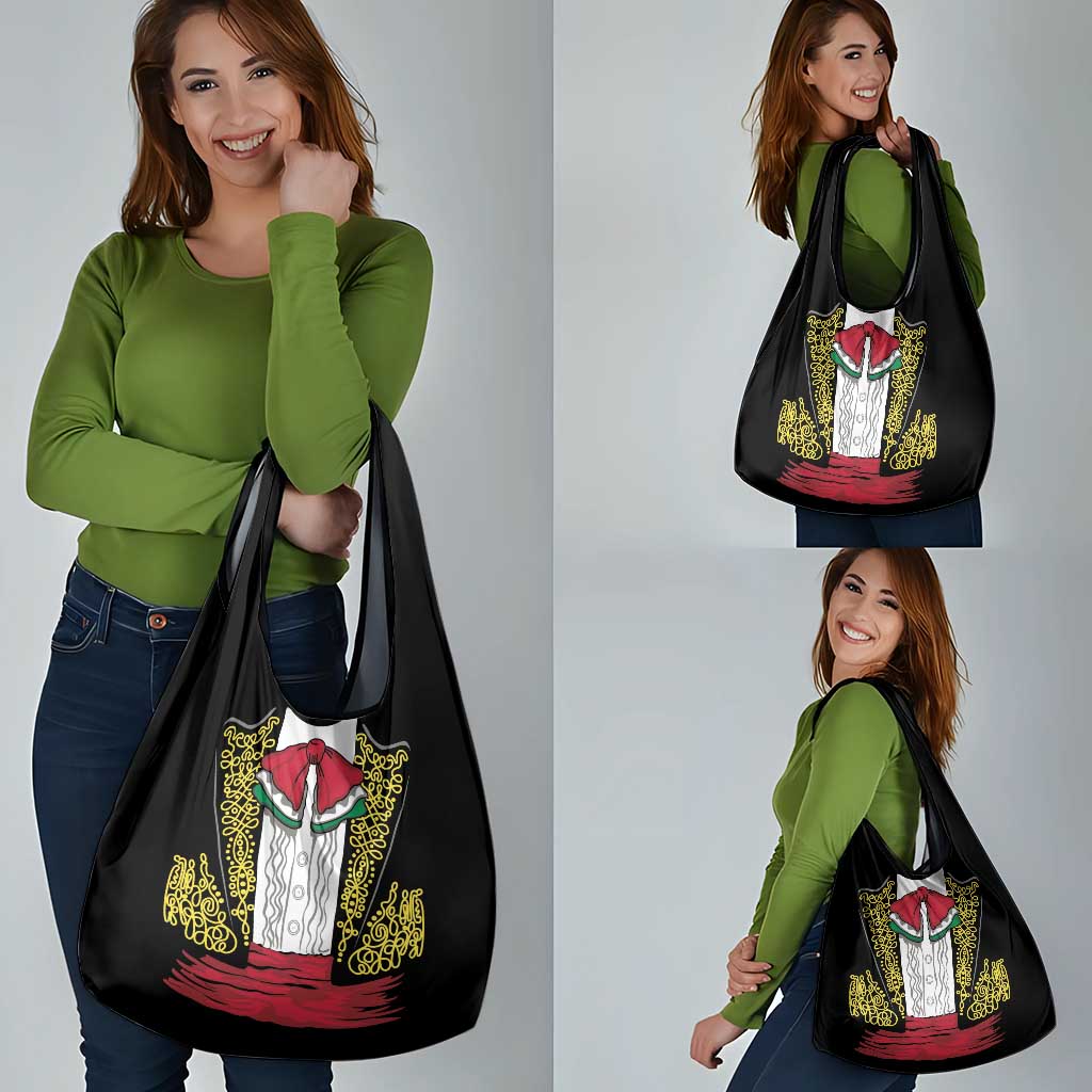 Mexican Charro Suit Stylized Grocery Bag Cinco de Mayo Costume