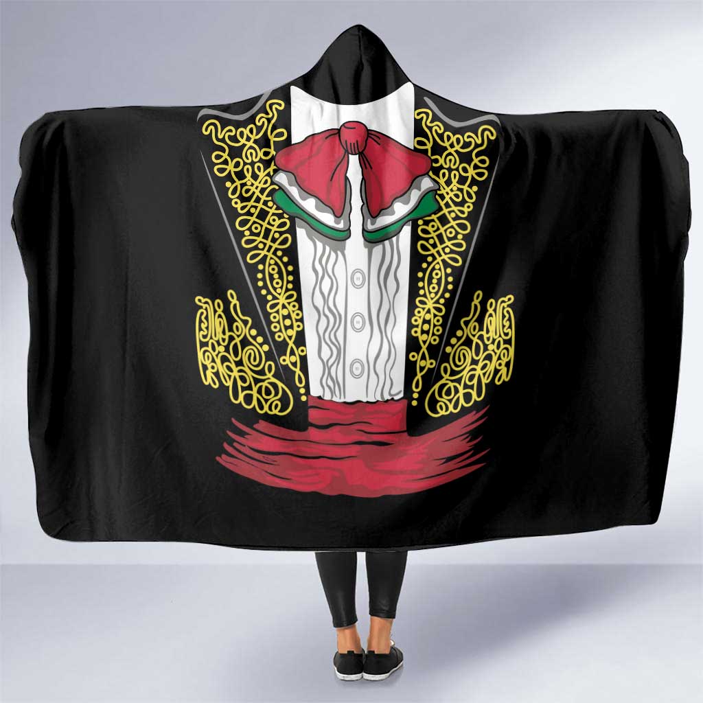 Mexican Charro Suit Stylized Hooded Blanket Cinco de Mayo Costume