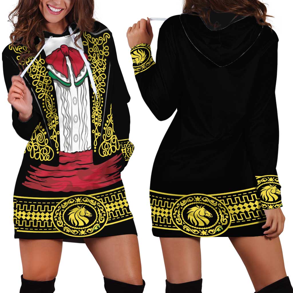 Mexican Charro Suit Stylized Hoodie Dress Cinco de Mayo Costume