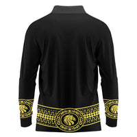 Mexican Charro Suit Stylized Long Sleeve Polo Shirt Cinco de Mayo Costume