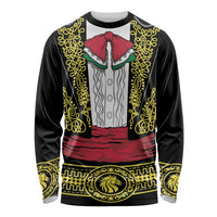 Mexican Charro Suit Stylized Long Sleeve Shirt Cinco de Mayo Costume