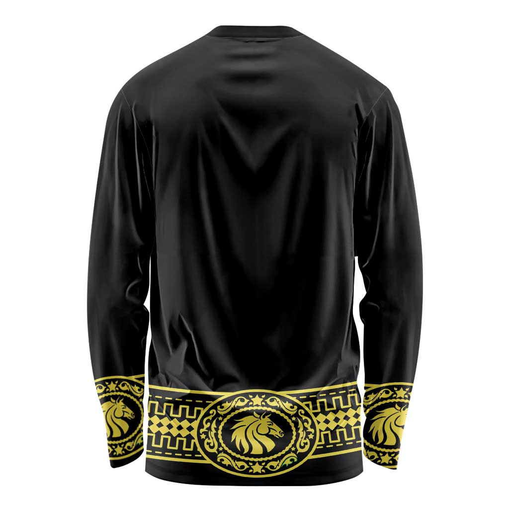 Mexican Charro Suit Stylized Long Sleeve Shirt Cinco de Mayo Costume