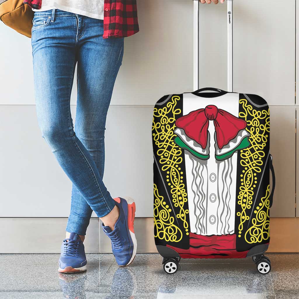 Mexican Charro Suit Stylized Luggage Cover Cinco de Mayo Costume