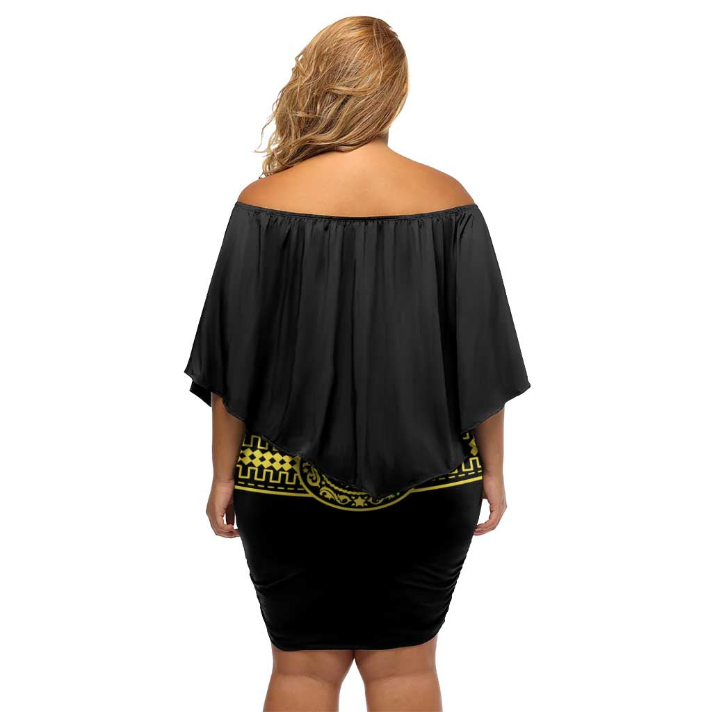 Mexican Charro Suit Stylized Off Shoulder Short Dress Cinco de Mayo Costume