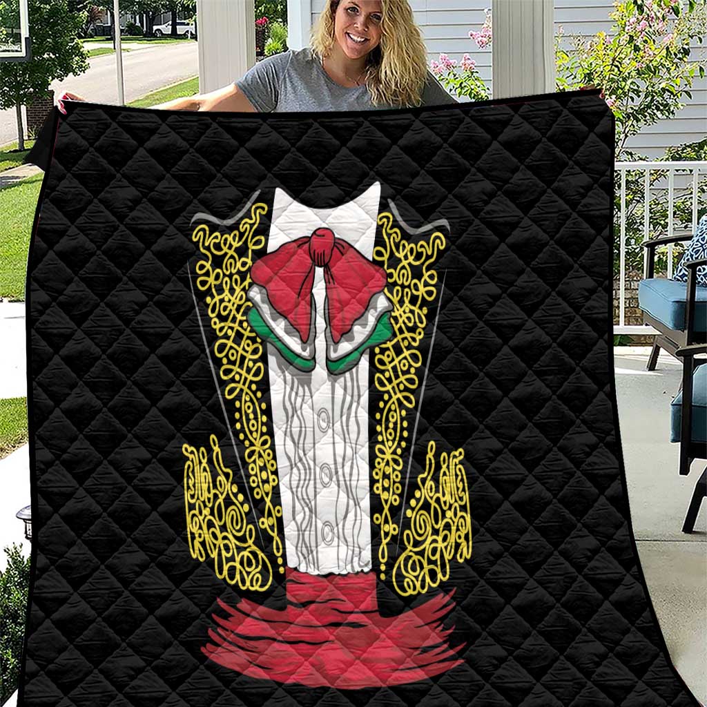 Mexican Charro Suit Stylized Quilt Cinco de Mayo Costume