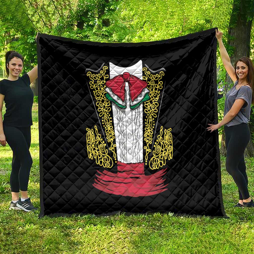 Mexican Charro Suit Stylized Quilt Cinco de Mayo Costume