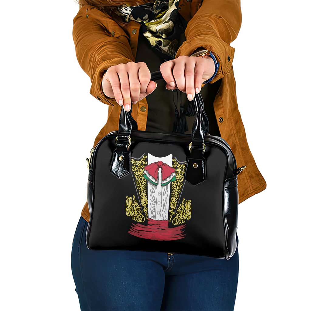 Mexican Charro Suit Stylized Shoulder Handbag Cinco de Mayo Costume
