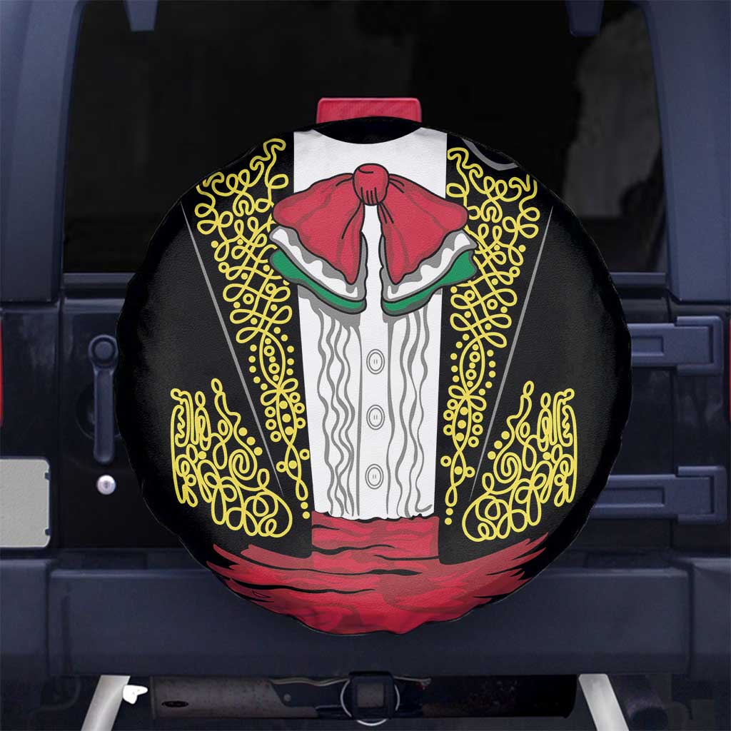 Mexican Charro Suit Stylized Spare Tire Cover Cinco de Mayo Costume