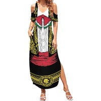 Mexican Charro Suit Stylized Summer Maxi Dress Cinco de Mayo Costume