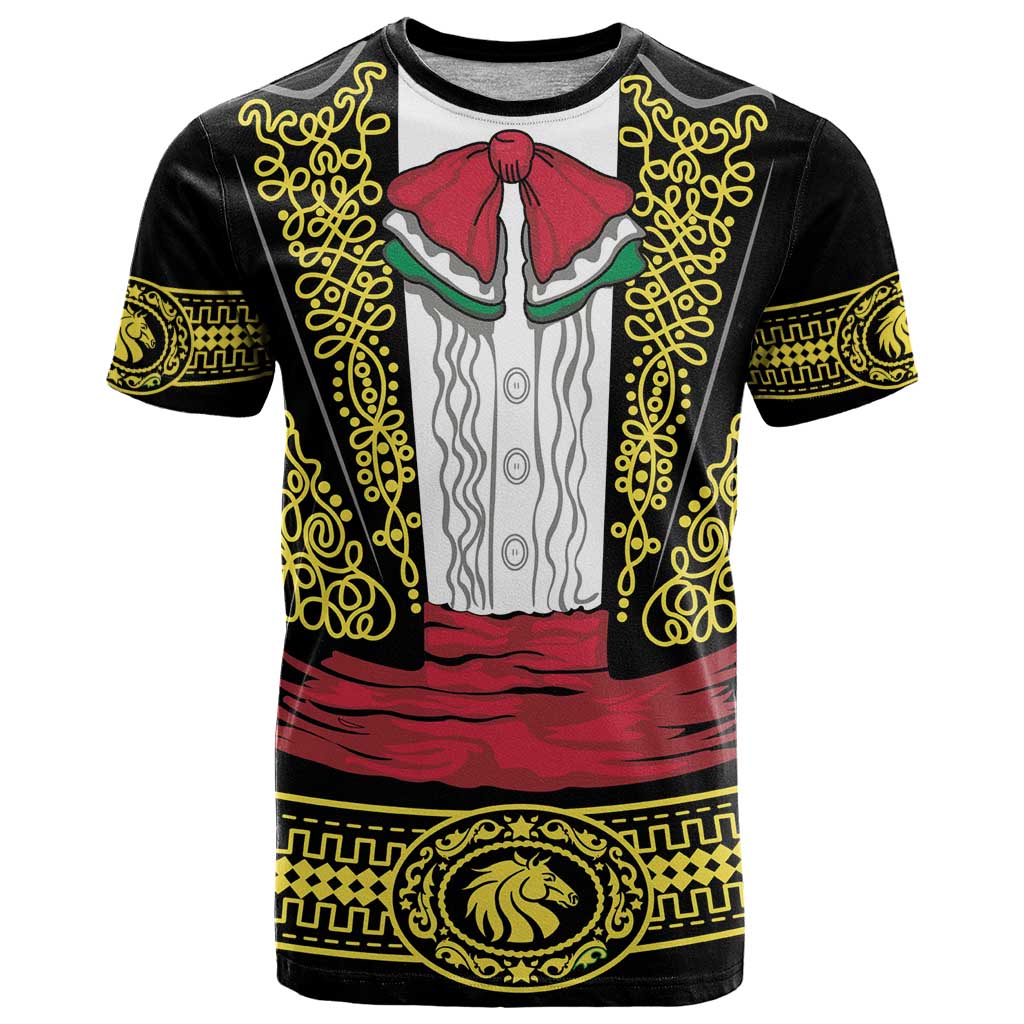 Mexican Charro Suit Stylized T Shirt Cinco de Mayo Costume