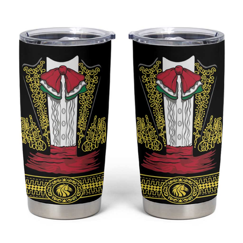 Mexican Charro Suit Stylized Tumbler Cup Cinco de Mayo Costume