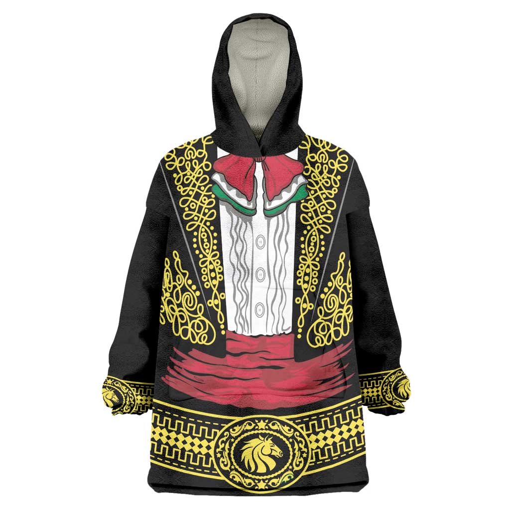 Mexican Charro Suit Stylized Wearable Blanket Hoodie Cinco de Mayo Costume