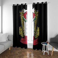 Mexican Charro Suit Stylized Window Curtain Cinco de Mayo Costume