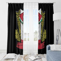 Mexican Charro Suit Stylized Window Curtain Cinco de Mayo Costume