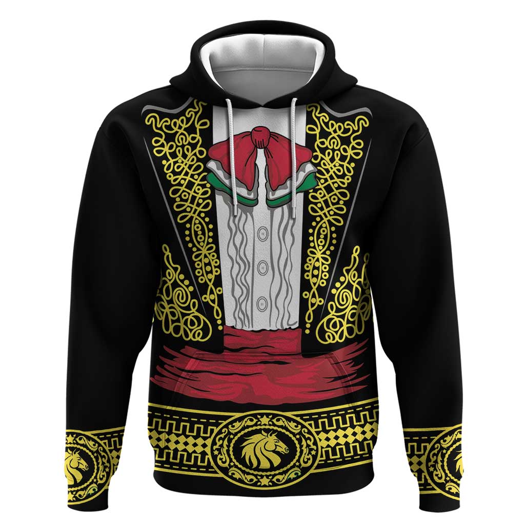 Mexican Charro Suit Stylized Zip Hoodie Cinco de Mayo Costume