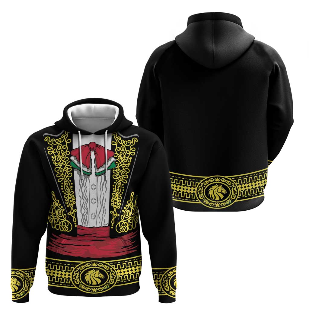 Mexican Charro Suit Stylized Zip Hoodie Cinco de Mayo Costume