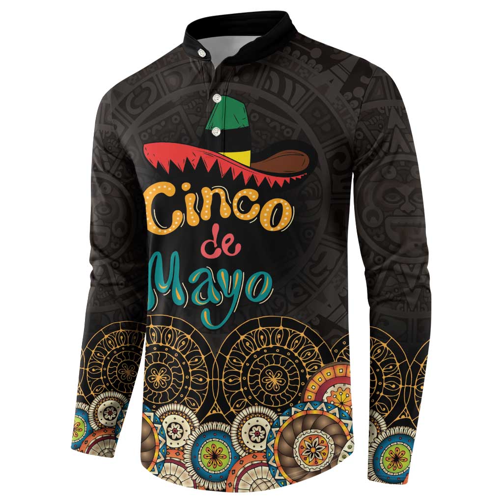 Personalized Mexico Cinco de Mayo Fiesta Button Sweatshirt Traditional Sombrero Hat