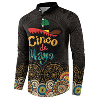 Personalized Mexico Cinco de Mayo Fiesta Button Sweatshirt Traditional Sombrero Hat