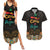 Personalized Mexico Cinco de Mayo Fiesta Couples Matching Summer Maxi Dress and Hawaiian Shirt Traditional Sombrero Hat