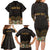 Personalized Mexico Cinco de Mayo Fiesta Family Matching Long Sleeve Bodycon Dress and Hawaiian Shirt Traditional Sombrero Hat