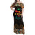 Personalized Mexico Cinco de Mayo Fiesta Family Matching Off Shoulder Maxi Dress and Hawaiian Shirt Traditional Sombrero Hat