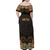 Personalized Mexico Cinco de Mayo Fiesta Family Matching Off Shoulder Maxi Dress and Hawaiian Shirt Traditional Sombrero Hat