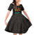 Personalized Mexico Cinco de Mayo Fiesta Family Matching Off Shoulder Short Dress and Hawaiian Shirt Traditional Sombrero Hat