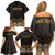 Personalized Mexico Cinco de Mayo Fiesta Family Matching Off Shoulder Short Dress and Hawaiian Shirt Traditional Sombrero Hat
