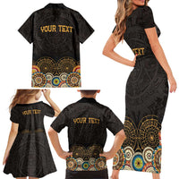 Personalized Mexico Cinco de Mayo Fiesta Family Matching Short Sleeve Bodycon Dress and Hawaiian Shirt Traditional Sombrero Hat