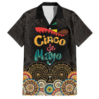 Personalized Mexico Cinco de Mayo Fiesta Family Matching Short Sleeve Bodycon Dress and Hawaiian Shirt Traditional Sombrero Hat