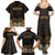 Personalized Mexico Cinco de Mayo Fiesta Family Matching Summer Maxi Dress and Hawaiian Shirt Traditional Sombrero Hat