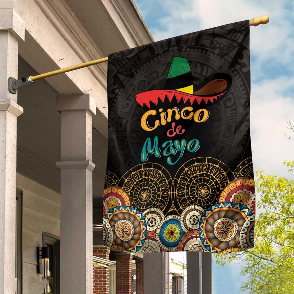 Mexico Cinco de Mayo Fiesta Garden Flag Traditional Sombrero Hat